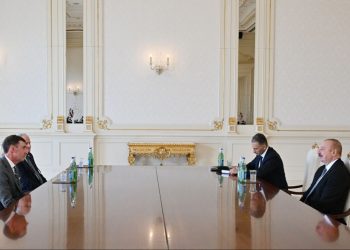 Ильхам Алиев принял Клэя Моури 72 Ильхам Алиев принял Клэя Моури