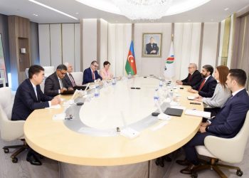 Президент SOCAR провел переговоры с гендиректором ISIEC (фото) 58 Президент SOCAR провел переговоры с гендиректором ISIEC (фото)