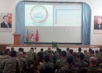 Военнослужащие Азербайджана, Турции и Грузии тренируются защищать экономические проекты