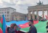 Протест азербайджанцев в Германии (видео)