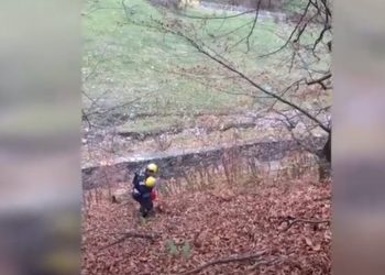 В Габалинском районе спасатели вызволили из беды ребенка (видео)