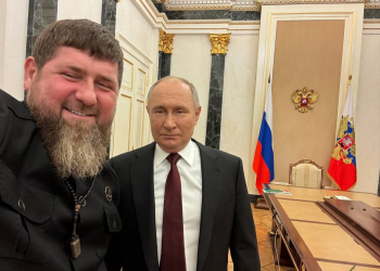 Путин среди ночи провел в Кремле рабочую встречу с Кадыровым