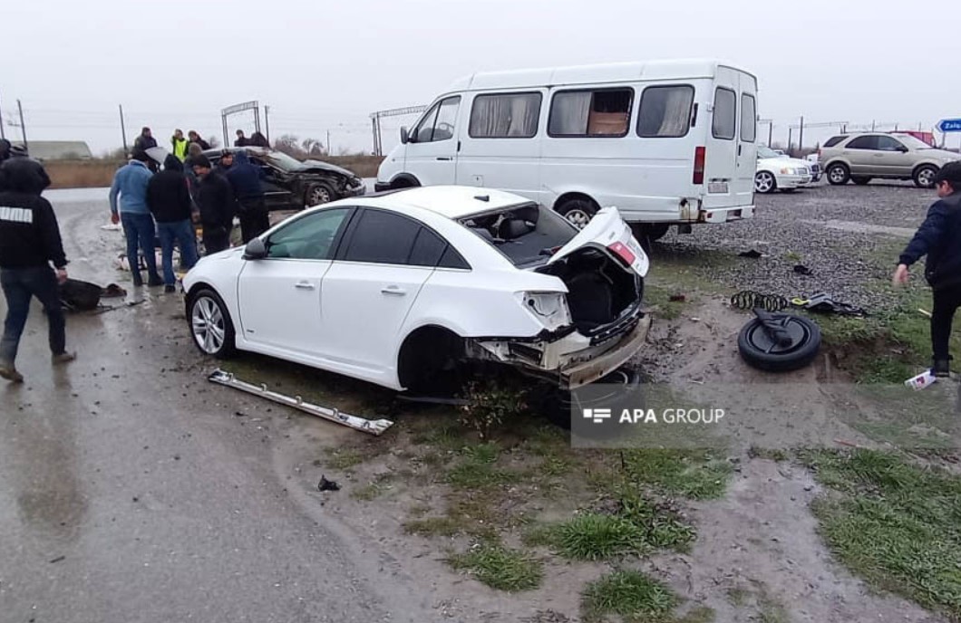 2 человека стали жертвами ДТП в Сабирабадском районе (фото)