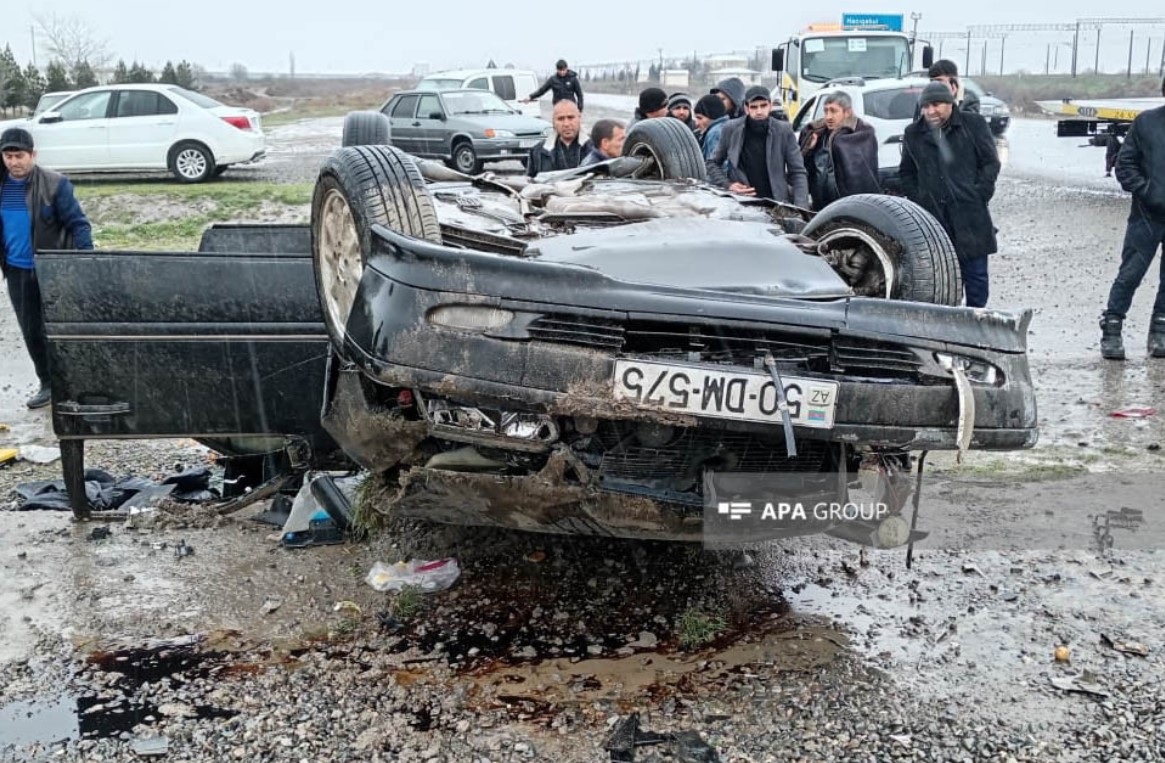 2 человека стали жертвами ДТП в Сабирабадском районе (фото)