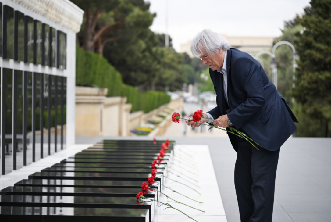 Представитель Европарламента посетил Аллею шехидов (фото)