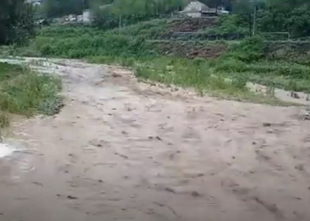 Сход селя в Загатальском районе