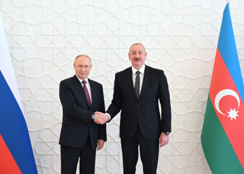 Владимир Путин поздравил президента Азербайджана