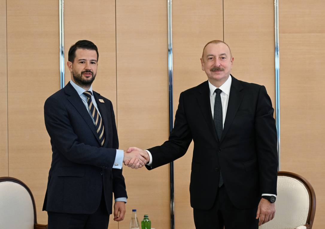 Президент Монтенегро признателен Алиеву за развитие отношений между странами