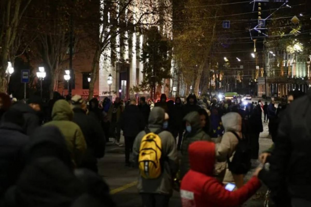 Очередной день протестов в Тбилиси