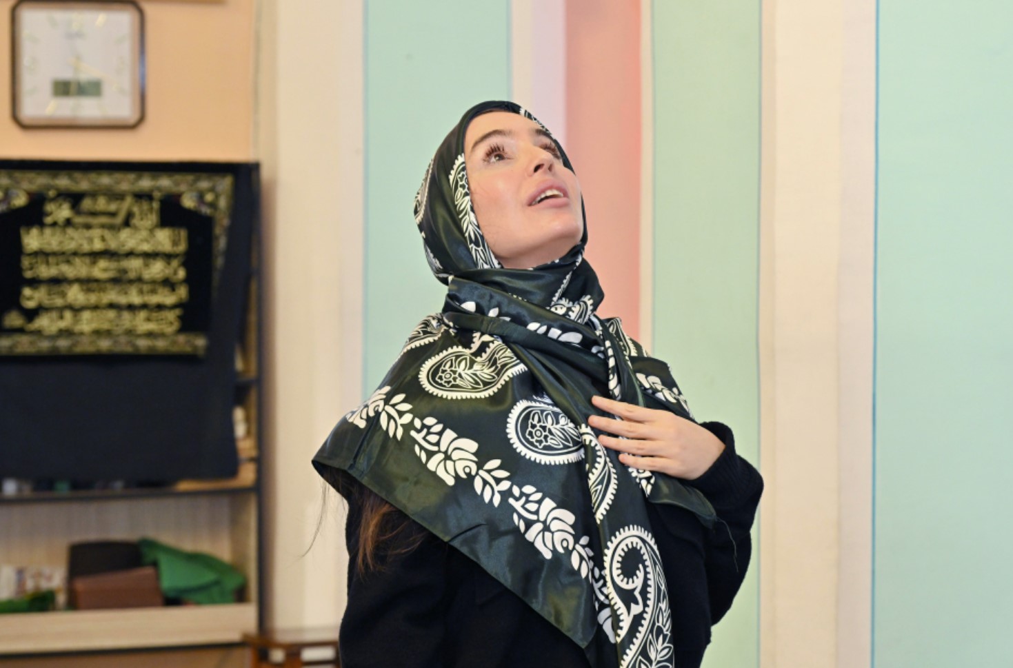 Лейла Алиева посетила мечеть "Сакина ханум"