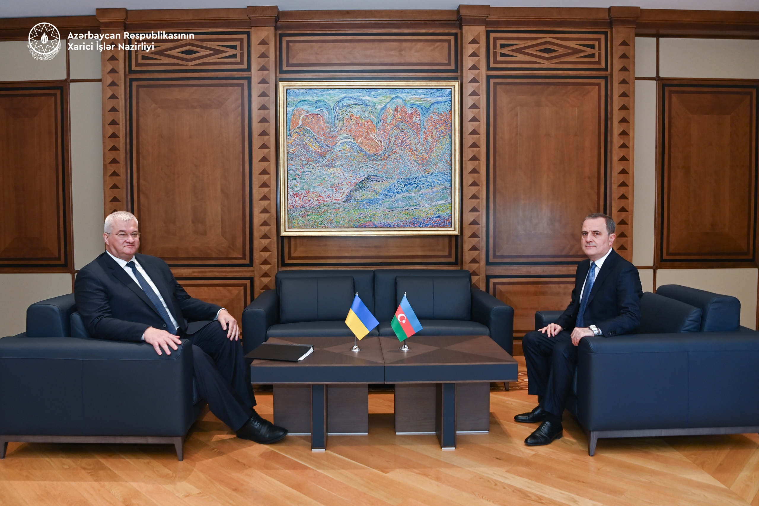Байрамов на переговорах с украинским коллегой