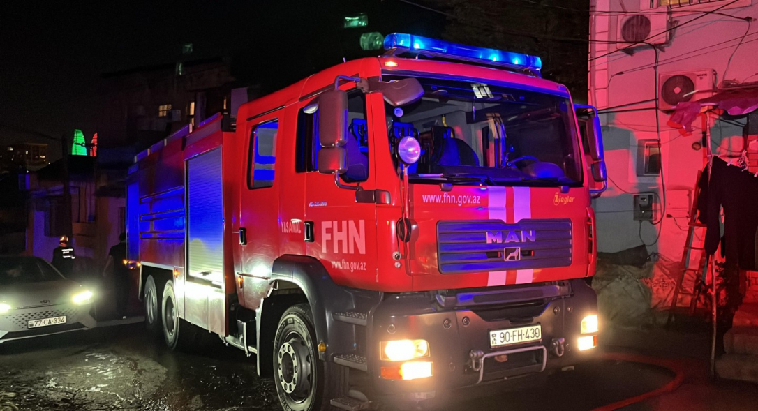 Пожар в Насиминском районе локализован