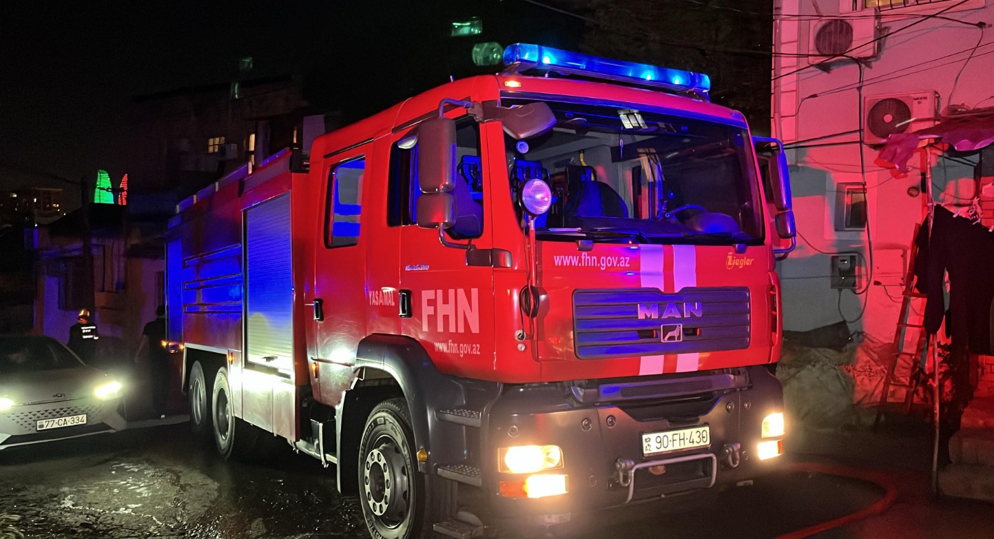 Пожар в Насиминском районе локализован