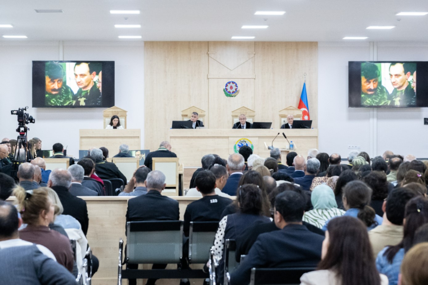 На суде в Баку показали кадры вражеского вторжения в азербайджанские регионы