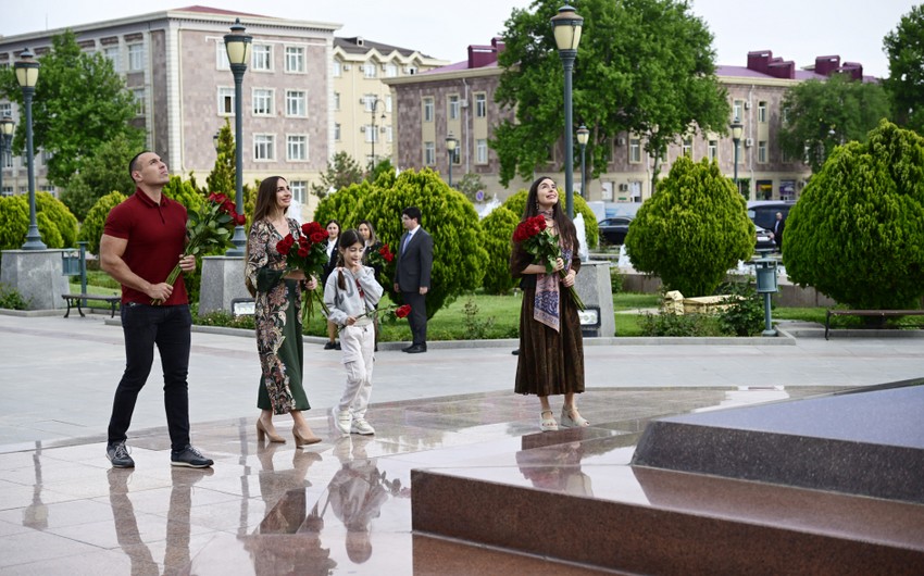 Лейла Алиева и Арзу Алиева посетили Нахчыван