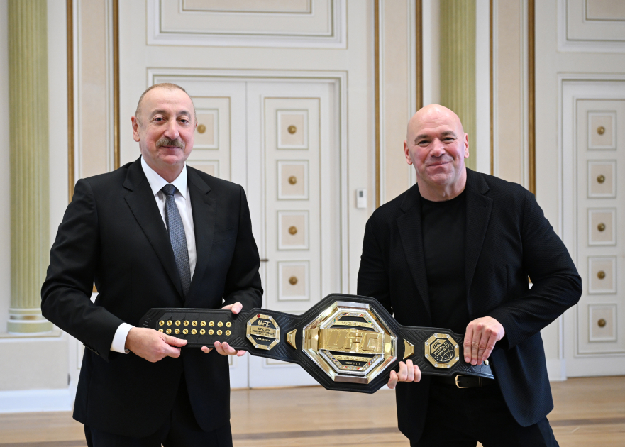 Ильхам Алиев принял президента UFC