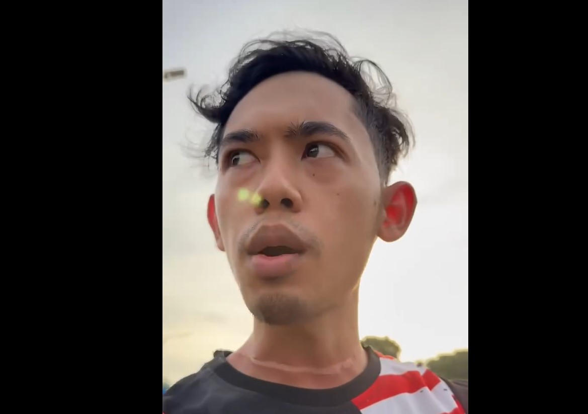 Воздушный змей едва не прикончил мотоциклиста