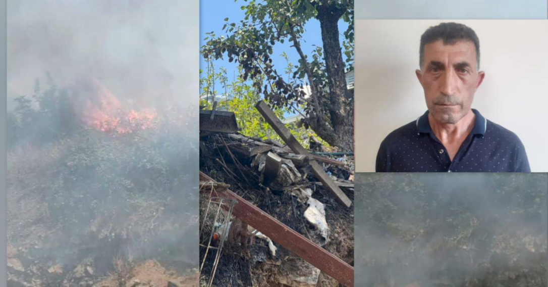 Арестован мужчина, устроивший пожар в Ханкенди