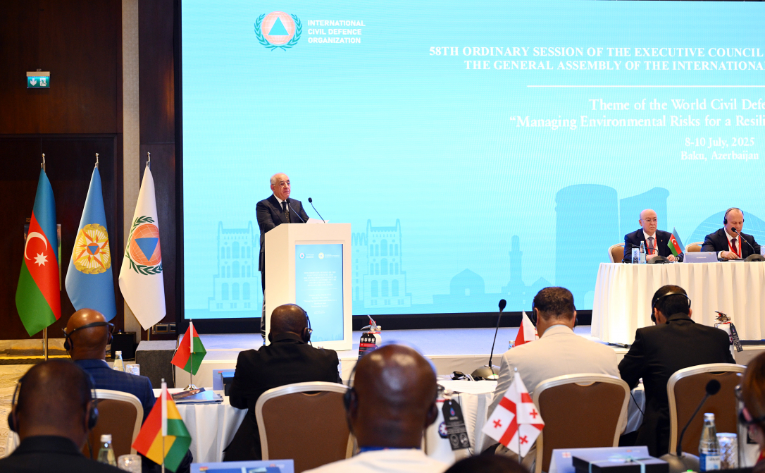 В Баку проходит сессия Генассамблеи Международной организации гражданской обороны