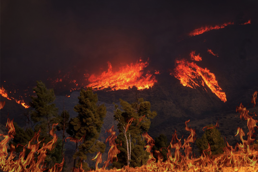 пожар в Лачине