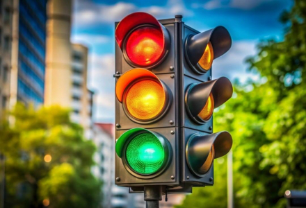 В Баку на оживленных перекрёстках устанавливают светофоры