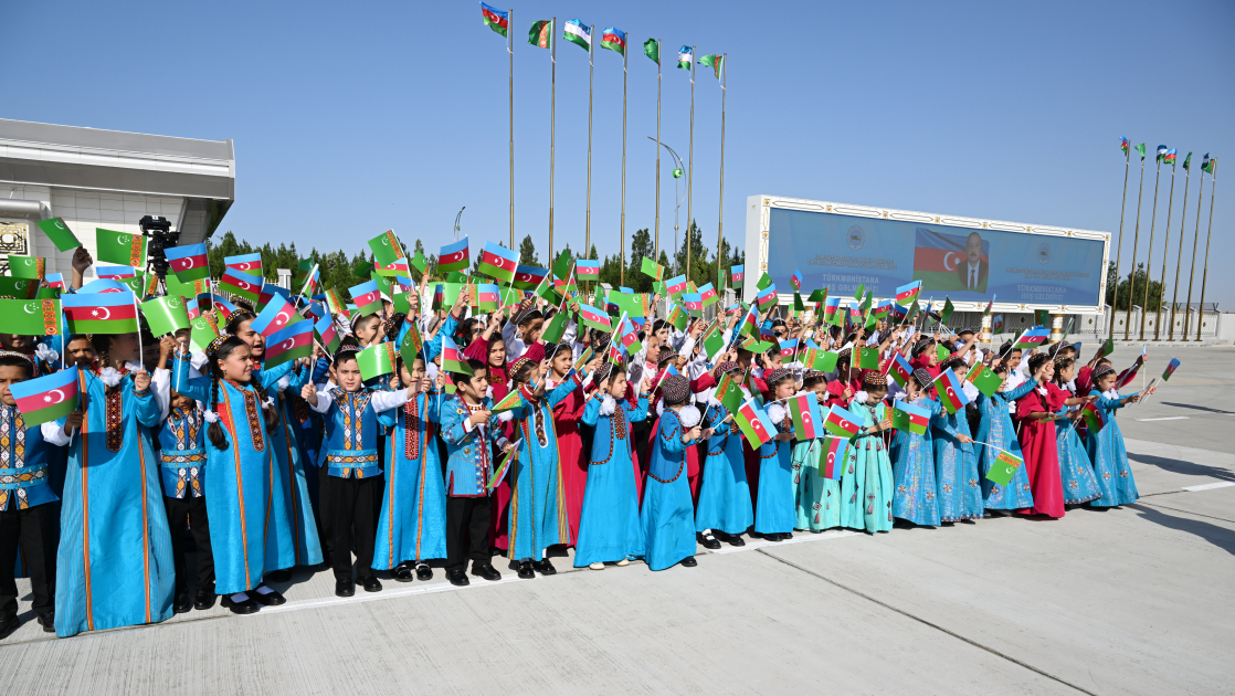 Переговоры Алиева, Бердымухамедова и Мирзиёева в Туркменбаши: "Это дружба, братство не на словах, а на деле"