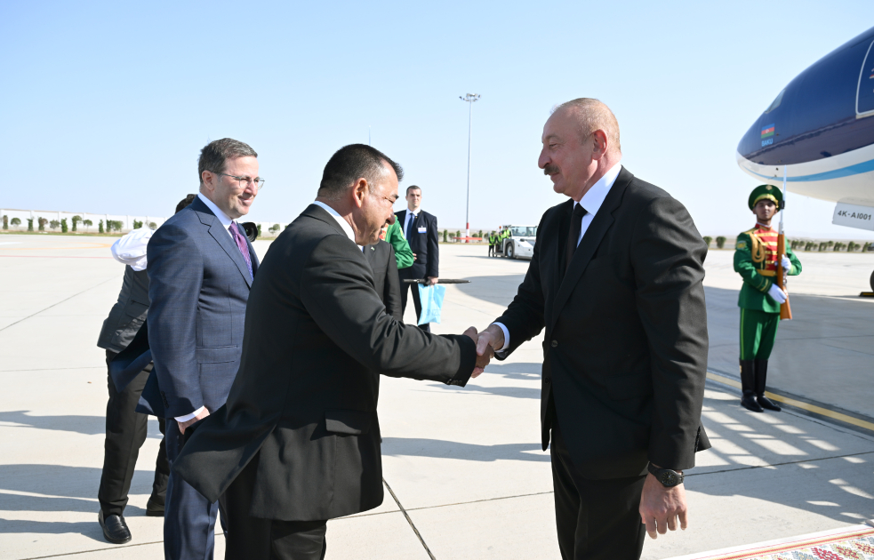 Переговоры Алиева, Бердымухамедова и Мирзиёева в Туркменбаши: "Это дружба, братство не на словах, а на деле"