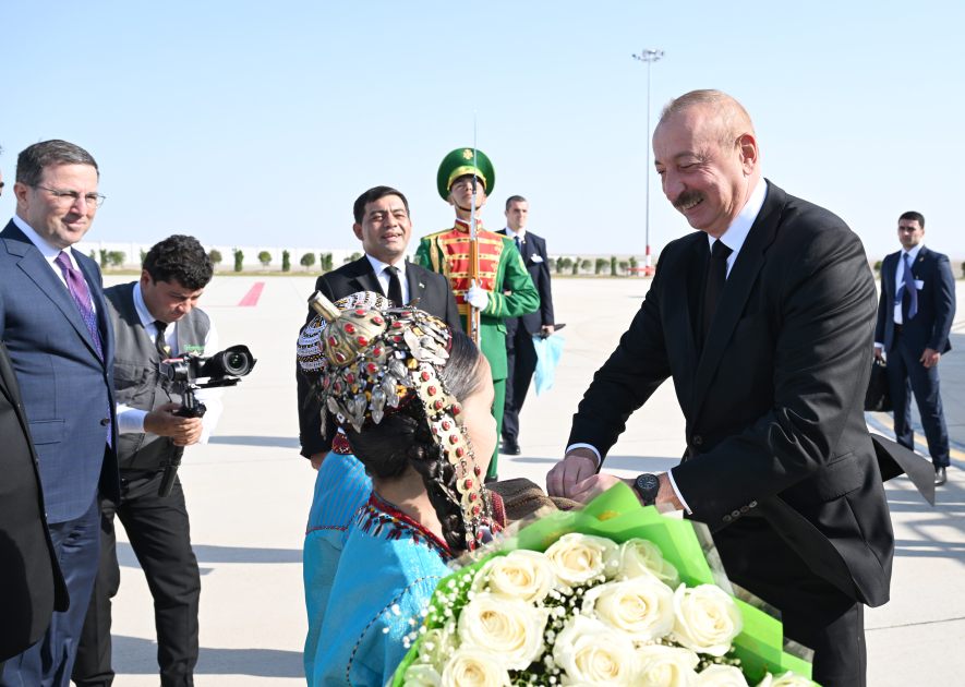 Переговоры Алиева, Бердымухамедова и Мирзиёева в Туркменбаши: "Это дружба, братство не на словах, а на деле"