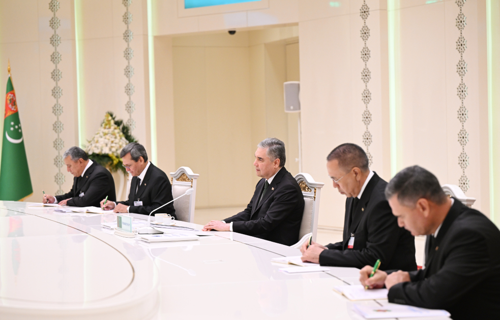 Переговоры Алиева, Бердымухамедова и Мирзиёева в Туркменбаши: "Это дружба, братство не на словах, а на деле"