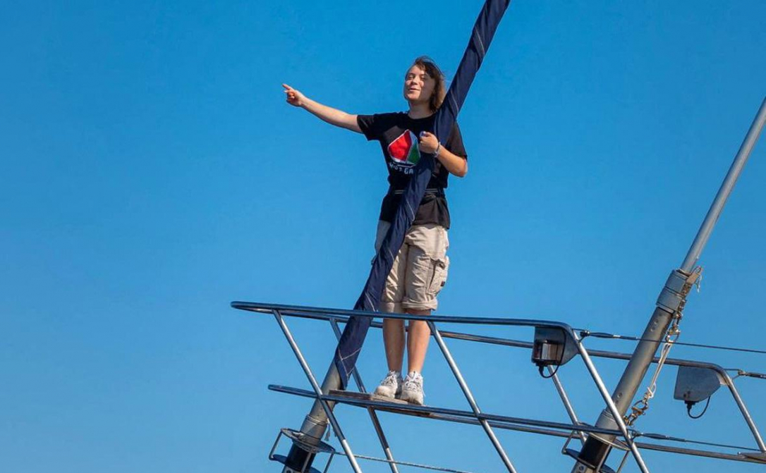 Грета Тунберг прорывается в сектор Газа