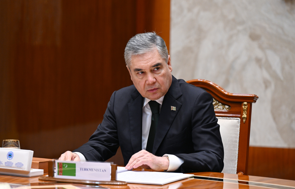 Переговоры Алиева, Бердымухамедова и Мирзиёева в Туркменбаши: "Это дружба, братство не на словах, а на деле"