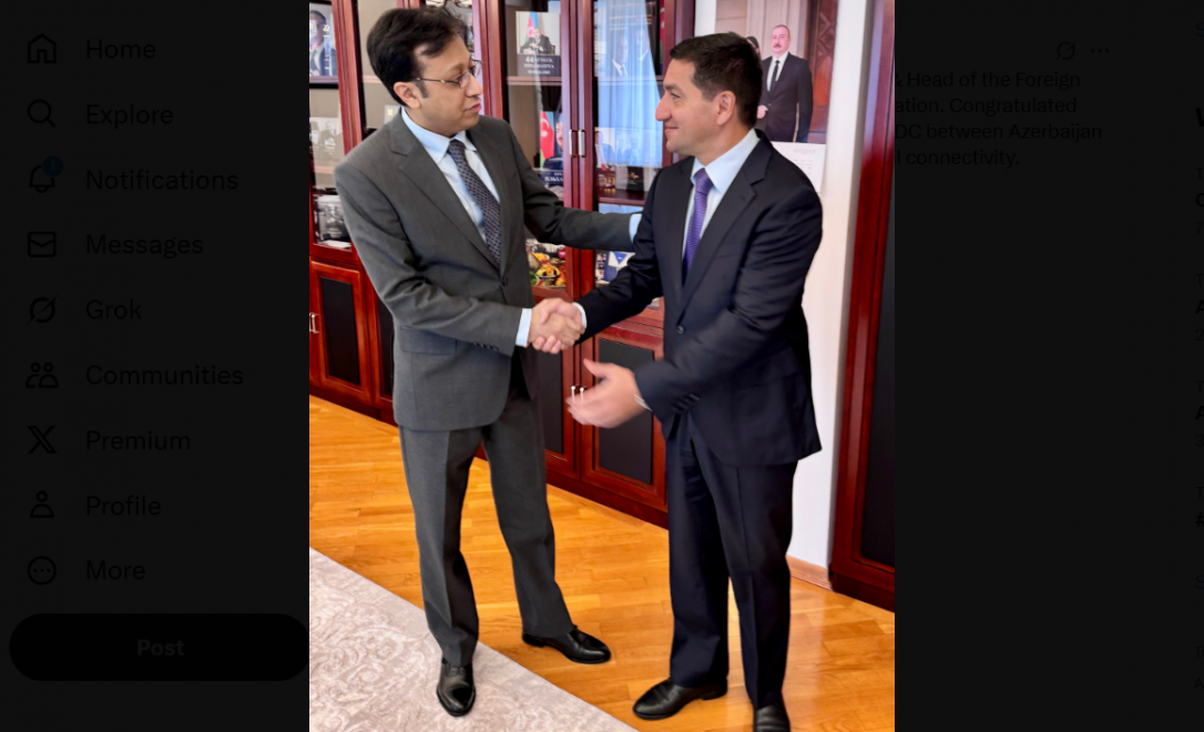 Хикмет Гаджиев встретился с послом Пакистана