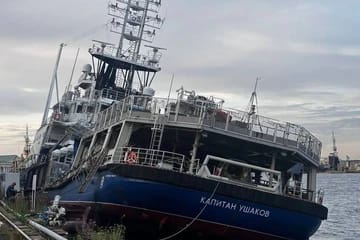 В Петербурге ночью затонул буксир «Капитан Ушаков»