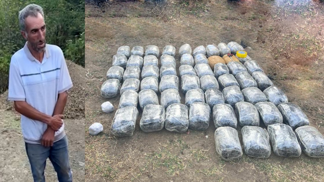 В Лянкяране задержан наркокурьер, перевозивший 62 кг наркотиков вместе с семьёй