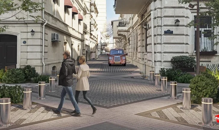 Зимний парк и площадь Фонтанов соединят пешеходной зоной