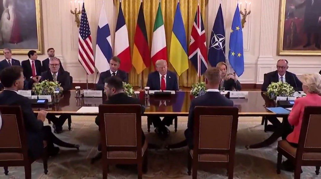 «Прекрасные страны». Трамп при лидерах Запада упомянул&nbsp;про Азербайджан и Армению