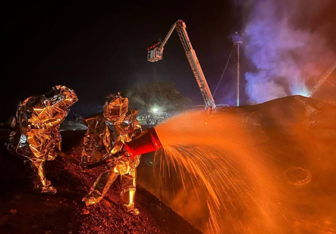 Россия сожгла нефтебазу в Одесской области