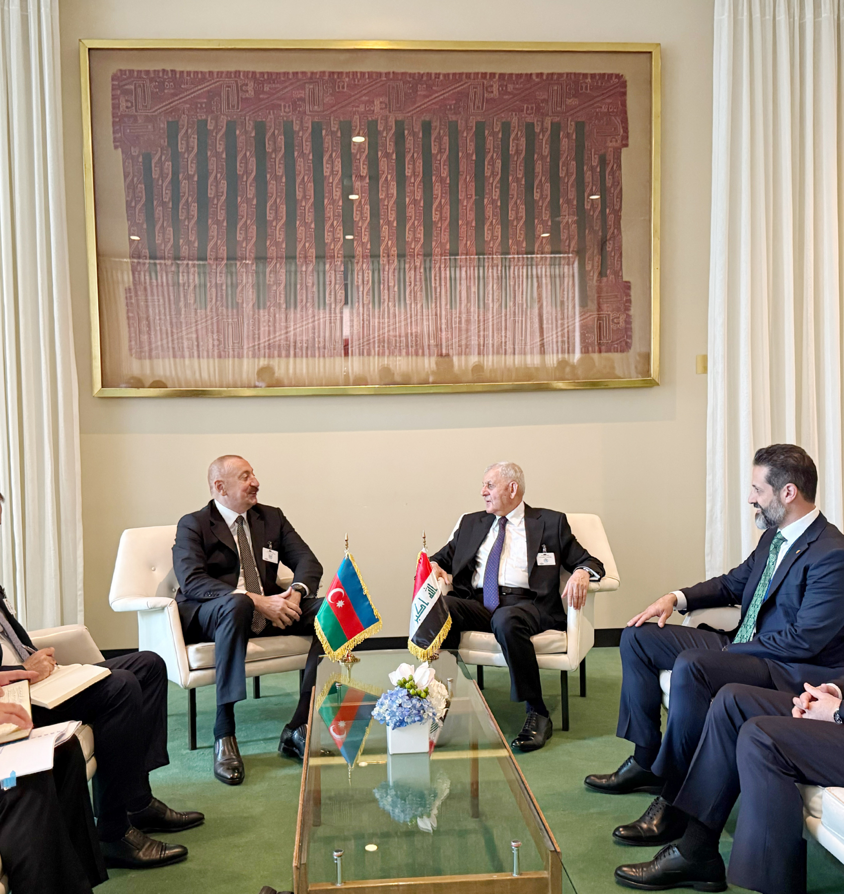 Ильхам Алиев проводит встречи в Нью-Йорке