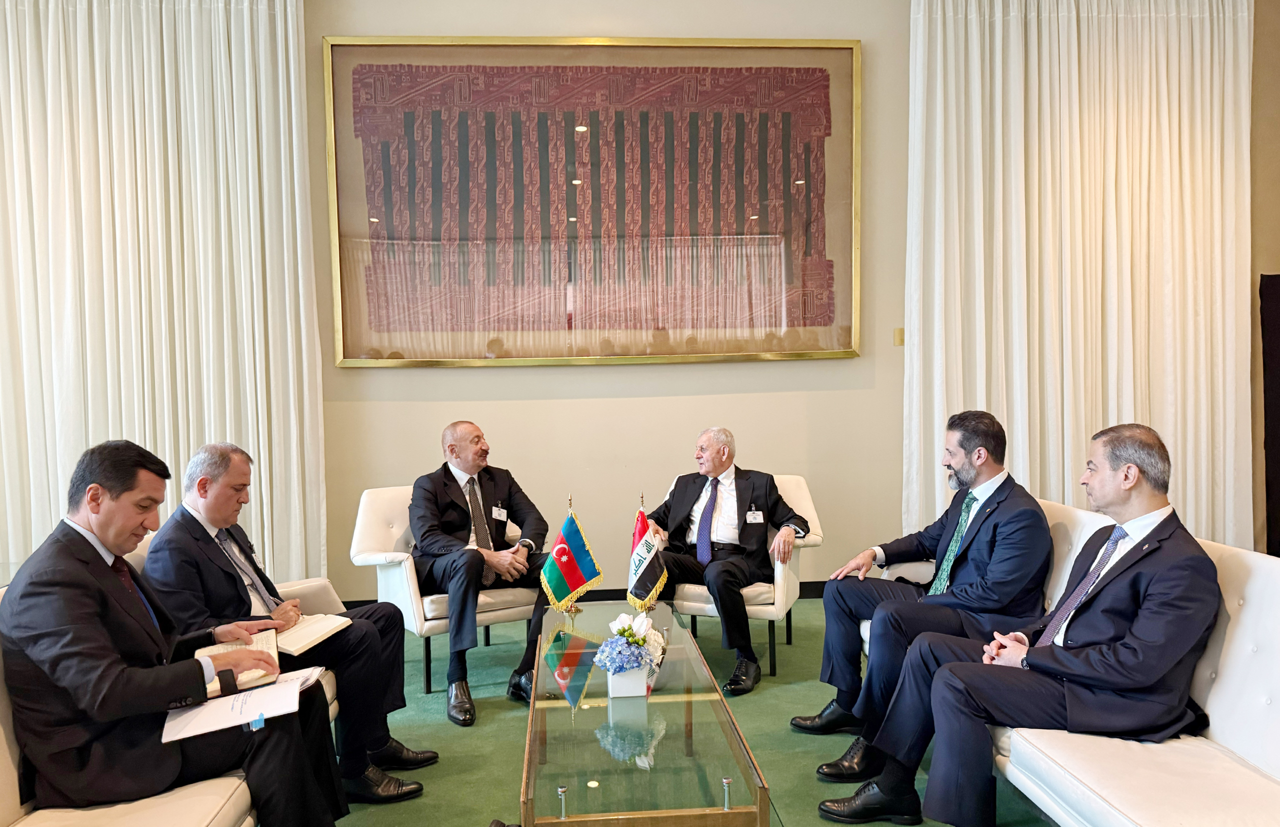 Ильхам Алиев проводит встречи в Нью-Йорке 1 Ильхам Алиев проводит встречи в Нью-Йорке