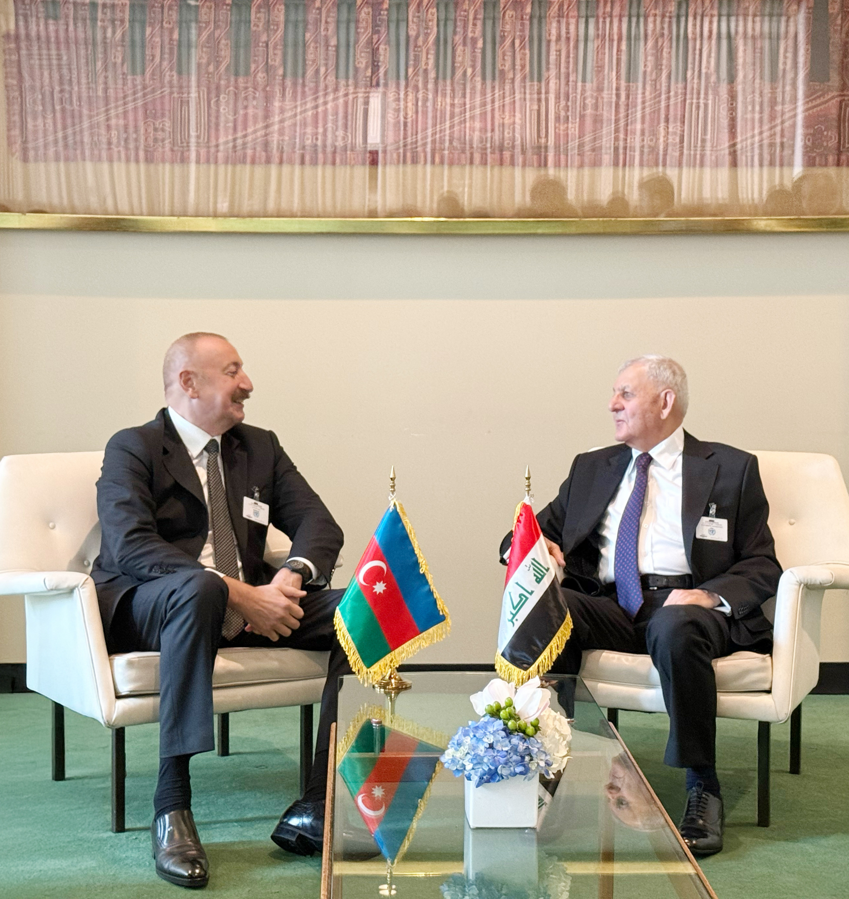 Ильхам Алиев проводит встречи в Нью-Йорке