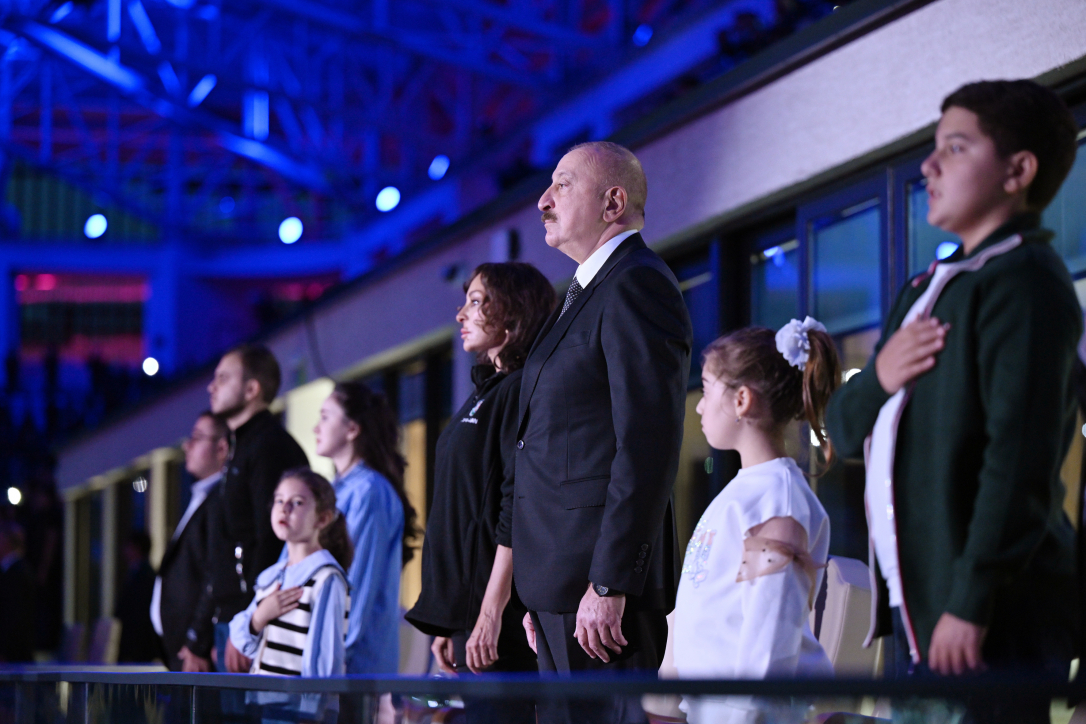 Ильхам Алиев опубликовал кадры с церемонии открытия Игр СНГ