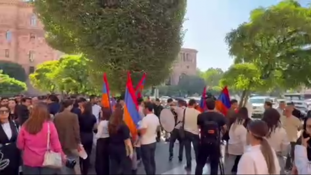 В Ереване пытались протестовать против визита спецпредставителя Турции