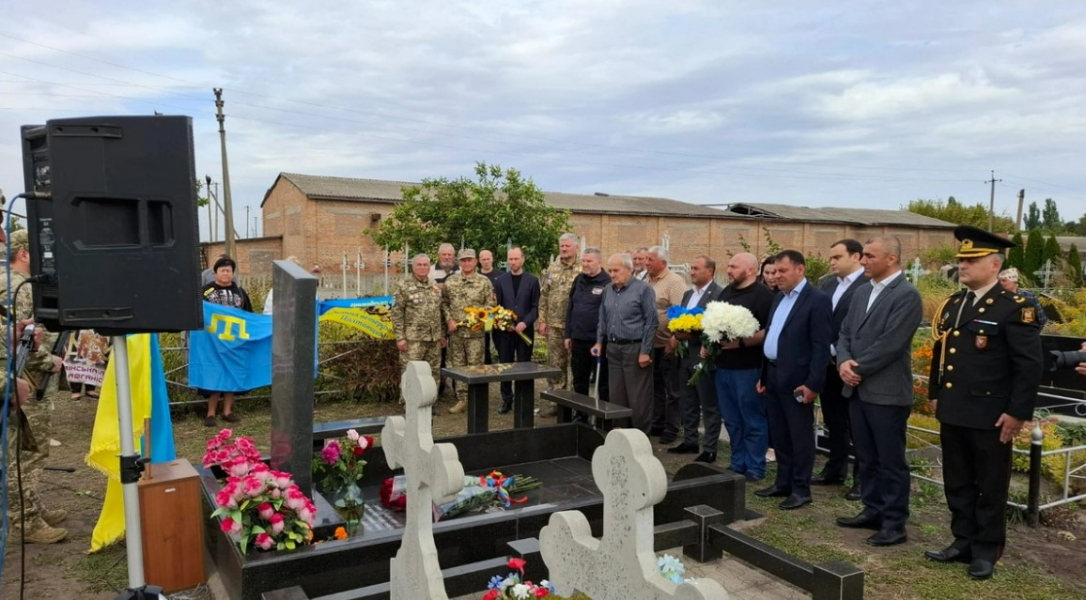 В Полтавской области почтили память героя, защищавшего Азербайджан