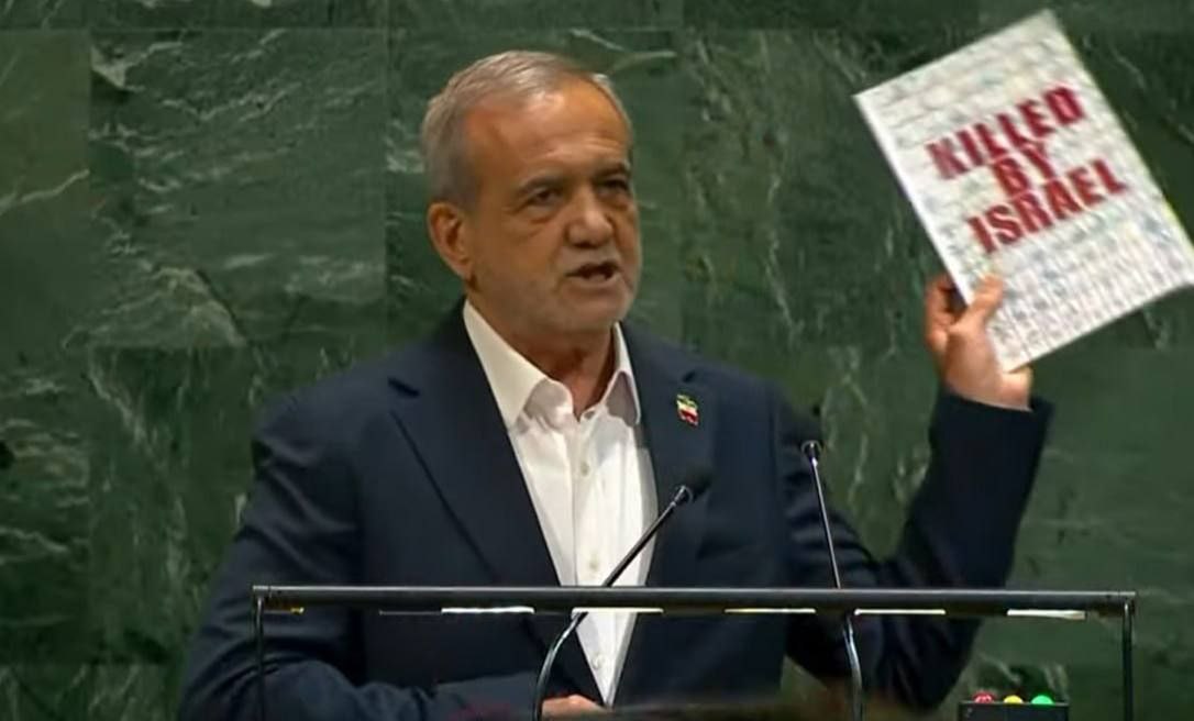 Пезешкиан показал в ООН фотографии жертв израильских ударов