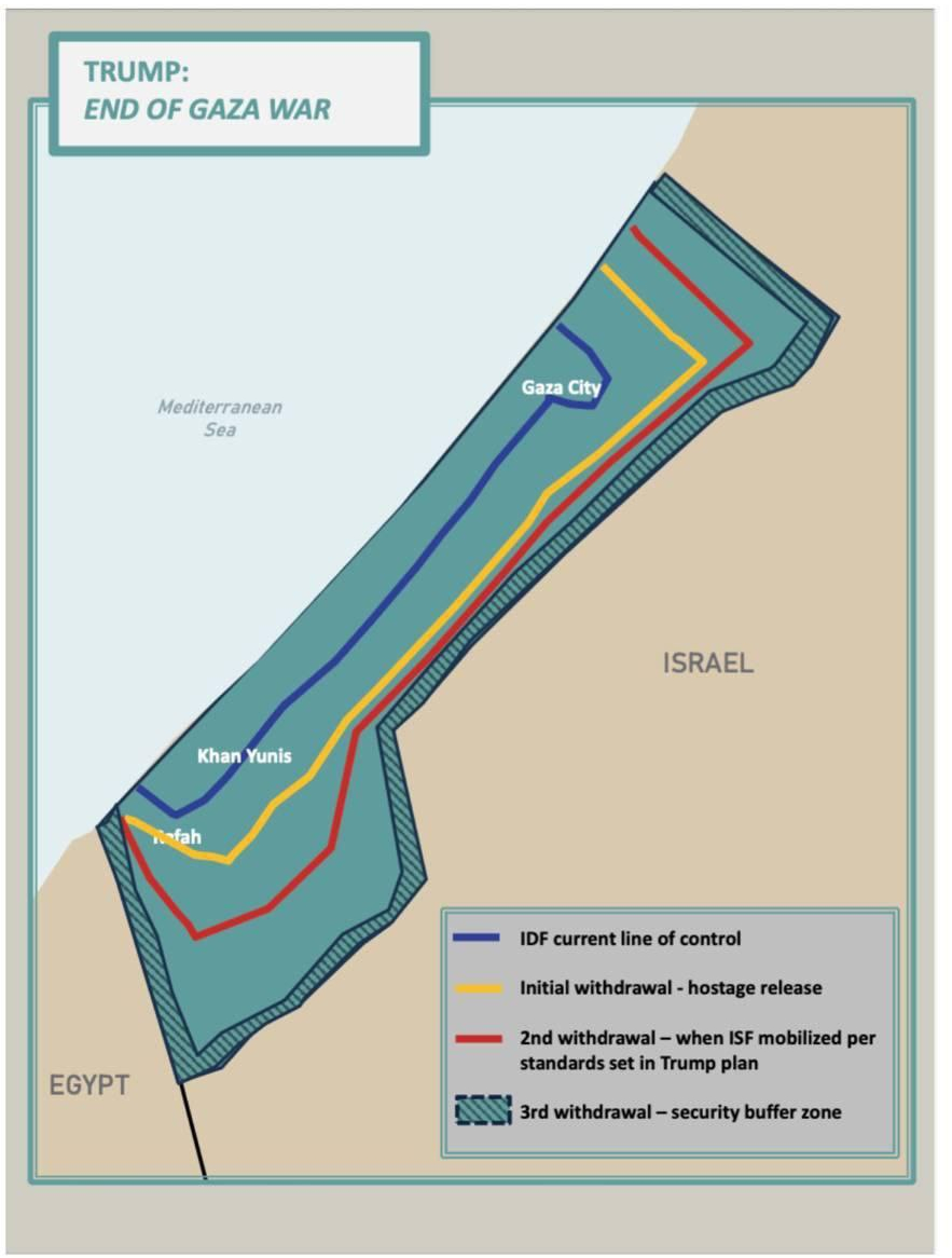Белый дом опубликовал план мирного урегулировании войны в секторе Газа