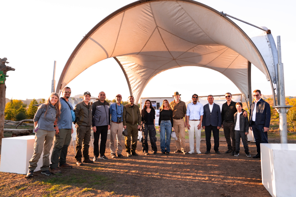 Лейла и Арзу Алиевы поучаствовали в открытии нацпарка в Гахском районе