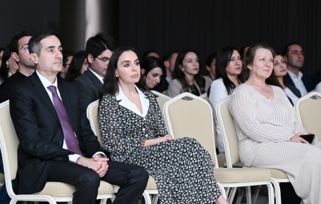 Лейла Алиева на презентации документального фильма "Гиркан"