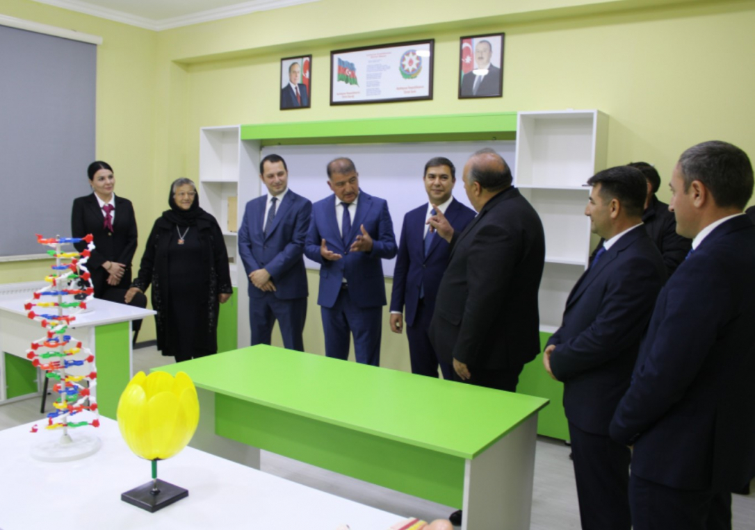 Фонд Гейдара Алиева построил школу в Самухском районе