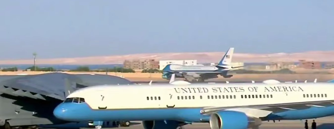 Трамп прилетел в Египет 1 Трамп прилетел в Египет