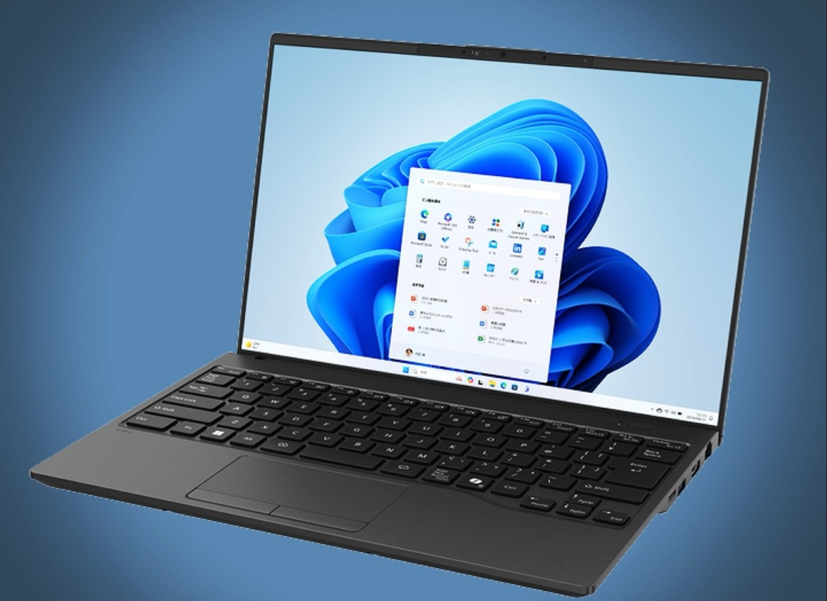 Fujitsu разработала ультралегкий ноутбук